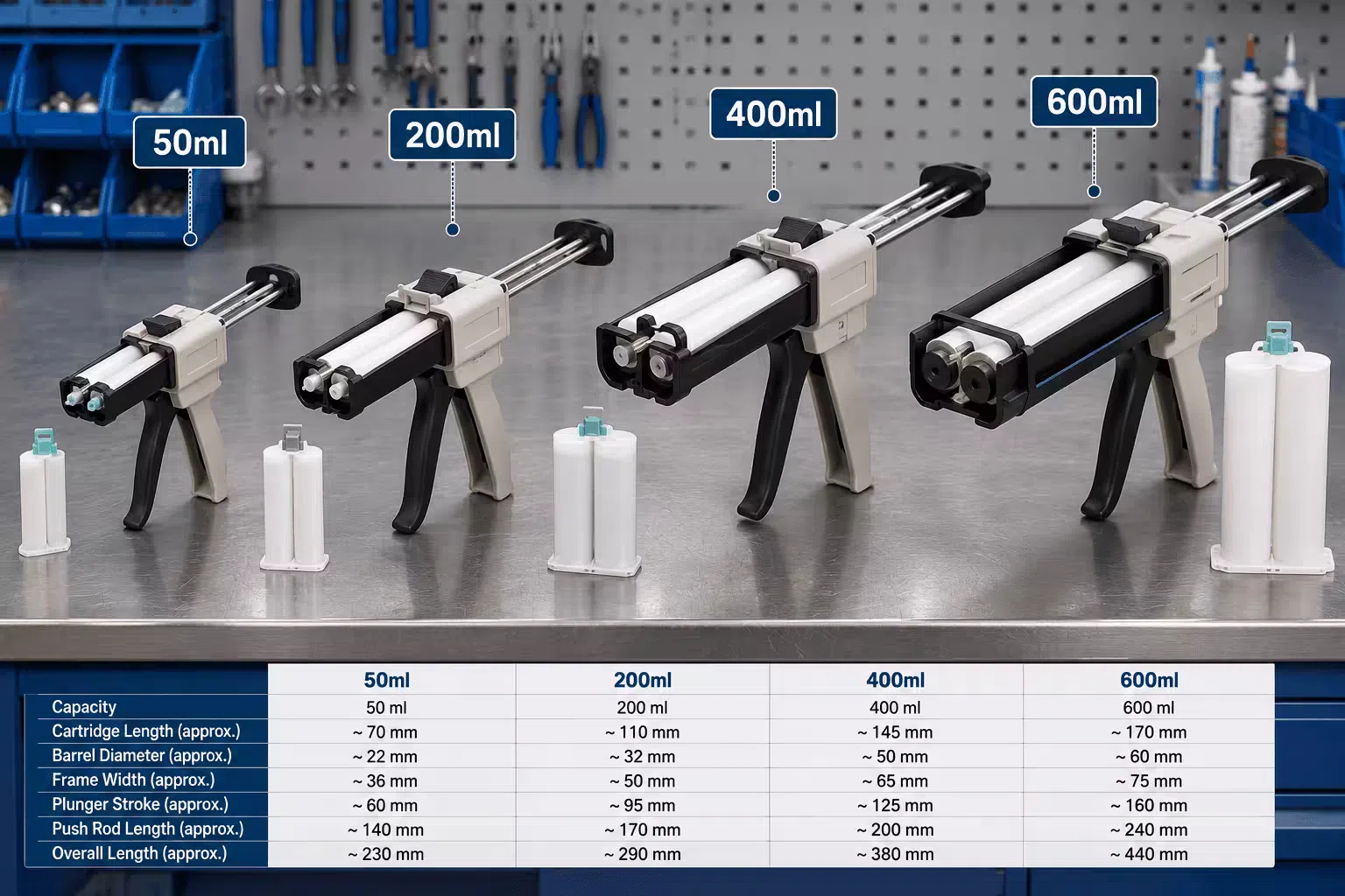 Manual Dual Cartridge Gun: How to Match Cartridge Capacity to Your Adhesive Application