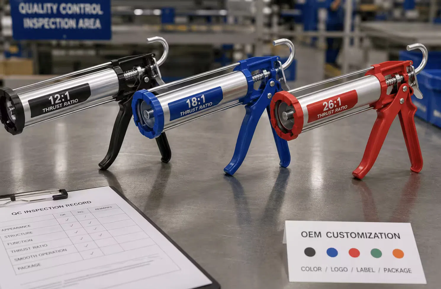 Cartridge Caulking Gun OEM Sourcing: Factory Checklist